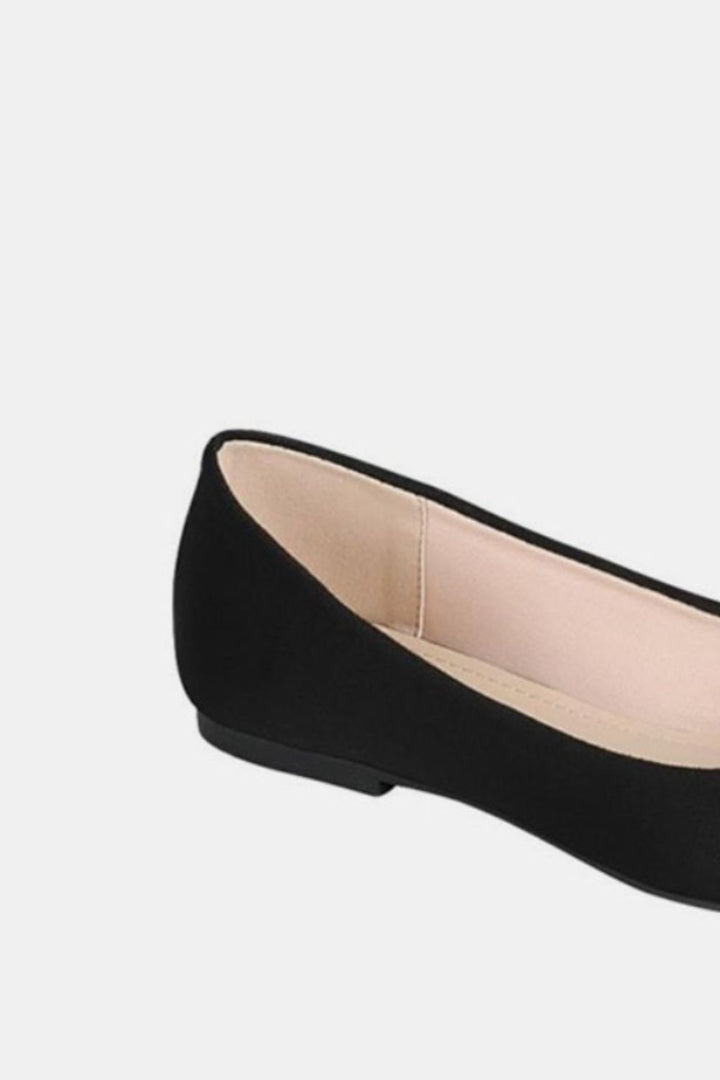 Pointy Toe Slip On Flat Loafers