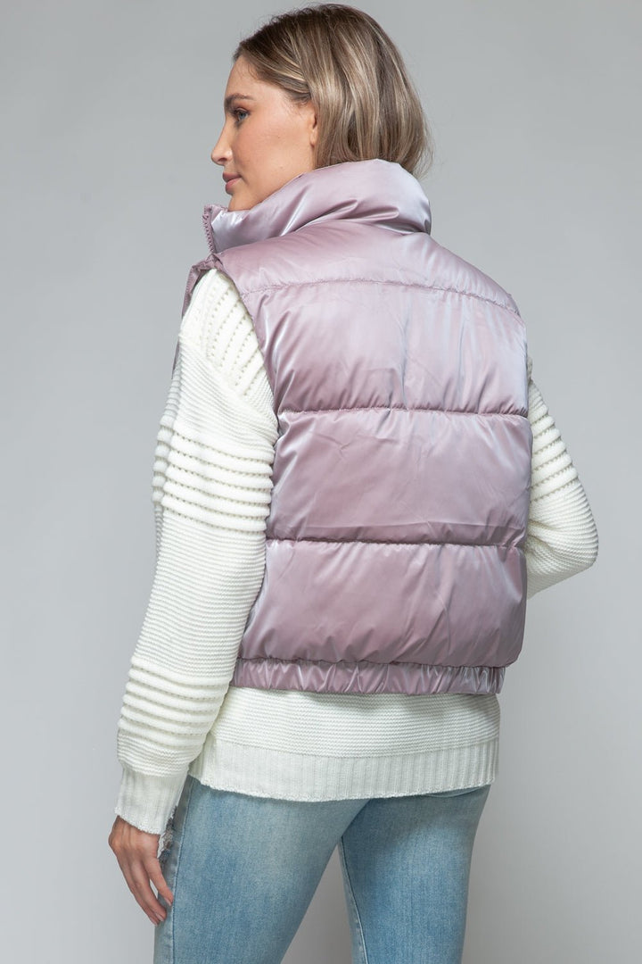 Fur Lining Quilted Vest