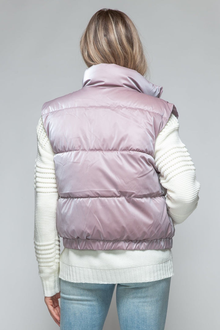 Fur Lining Quilted Vest