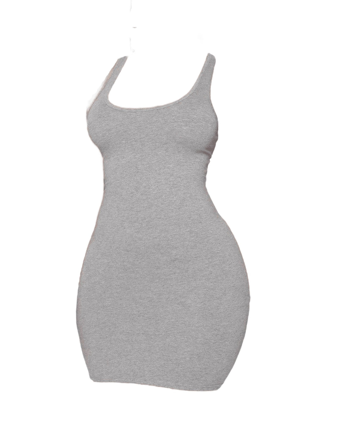 Heather Gray Tank Dress - 7Kouture