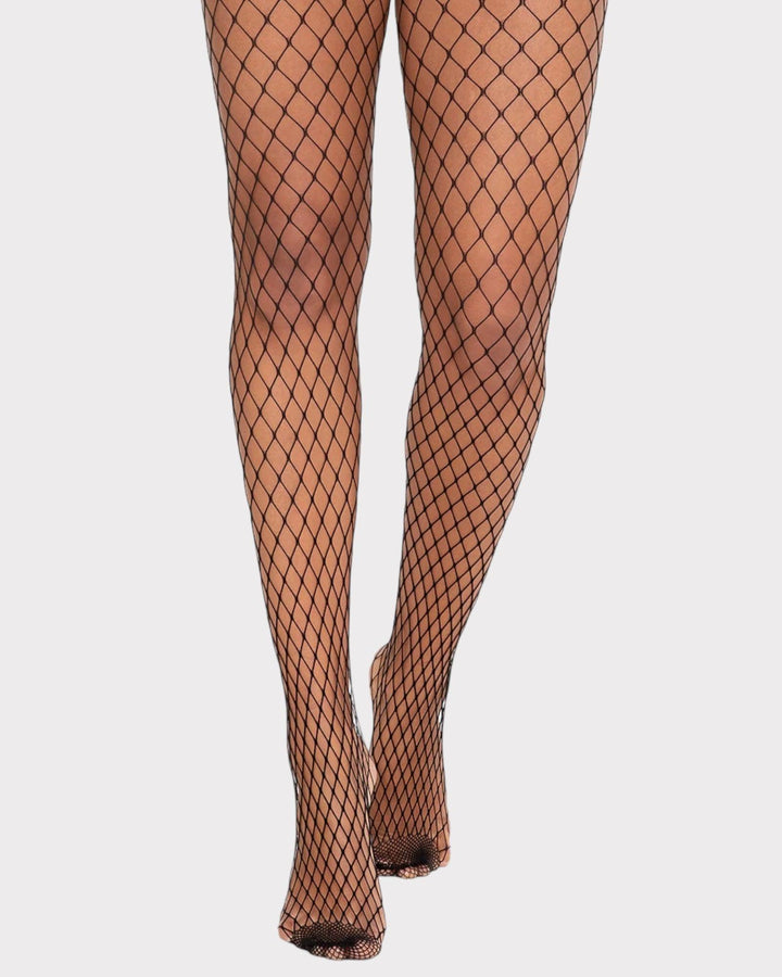 High Waist Fishnet Panyhose - 7Kouture