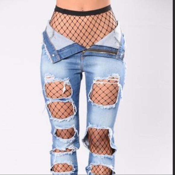 High Waist Fishnet Panyhose - 7Kouture