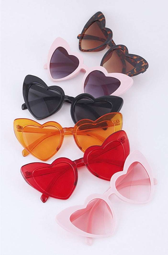 Pretty Girl Heart Sunglasses