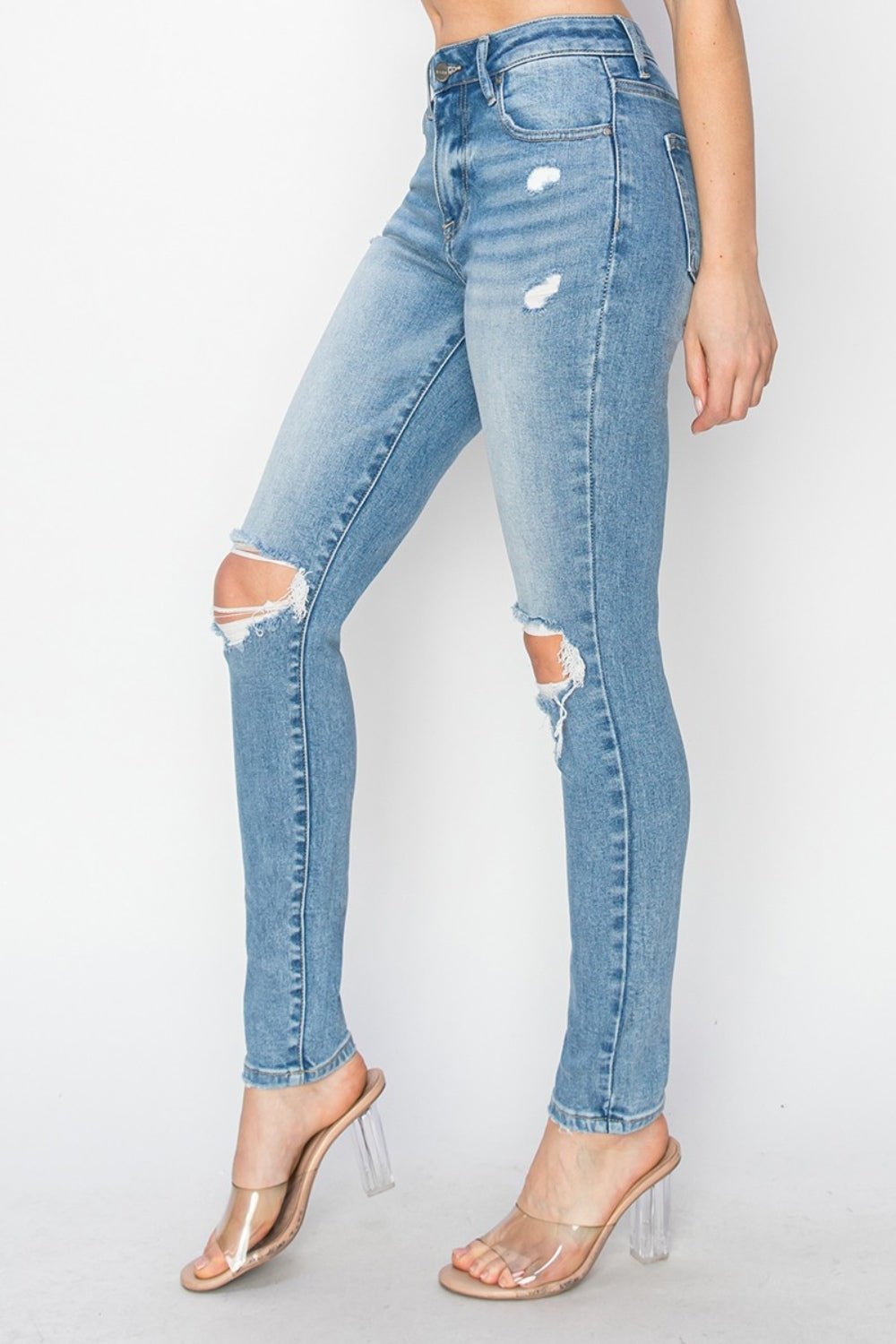 Knee Distressed Skinny Jeans