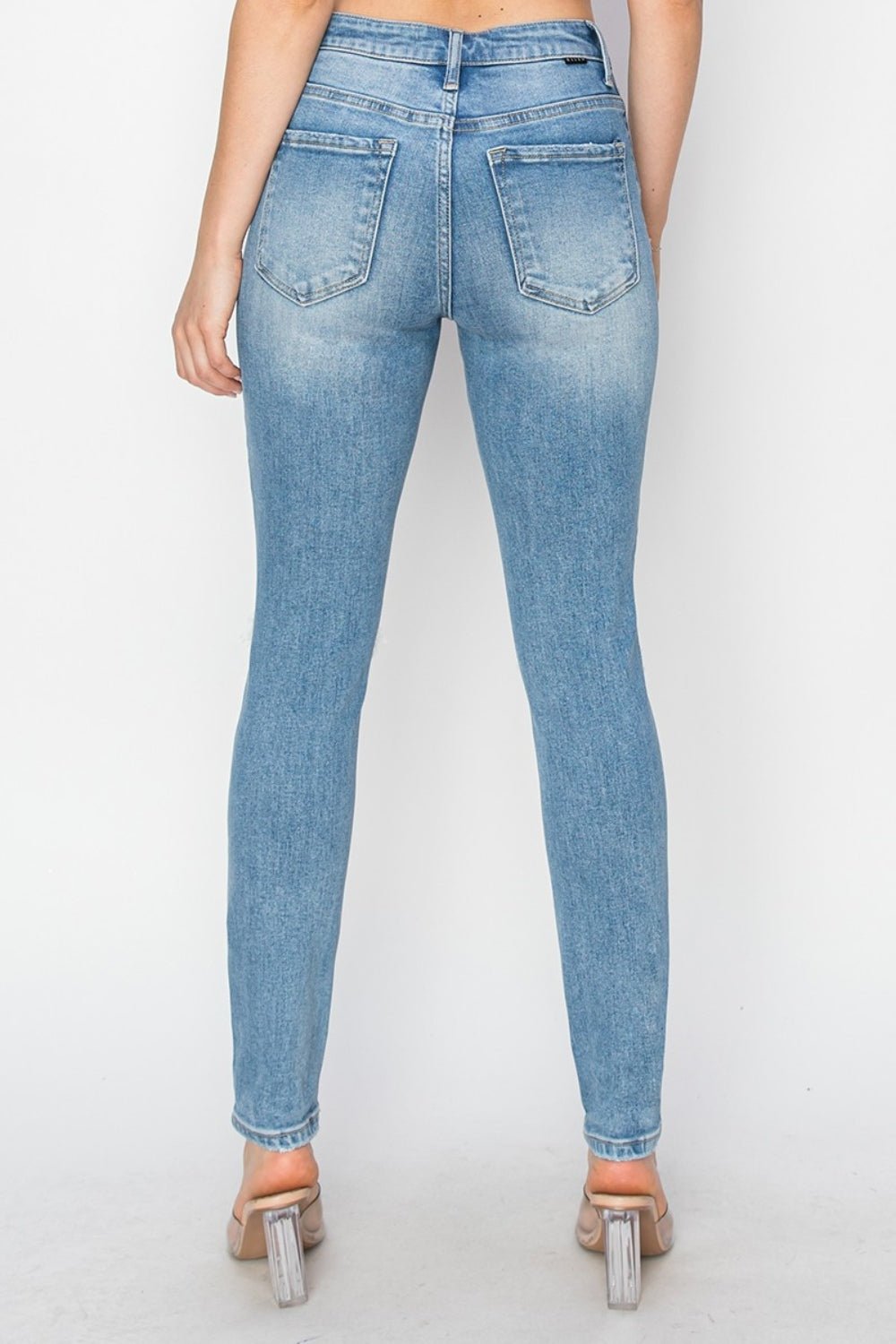 Knee Distressed Skinny Jeans