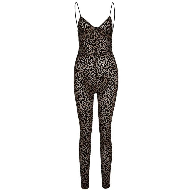 Leopard Print Jumpsuit