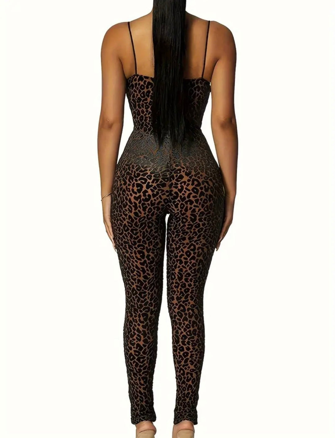 Leopard Print Jumpsuit