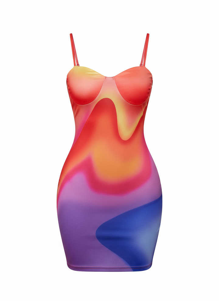 Lit Af Bodycon Mini Dress