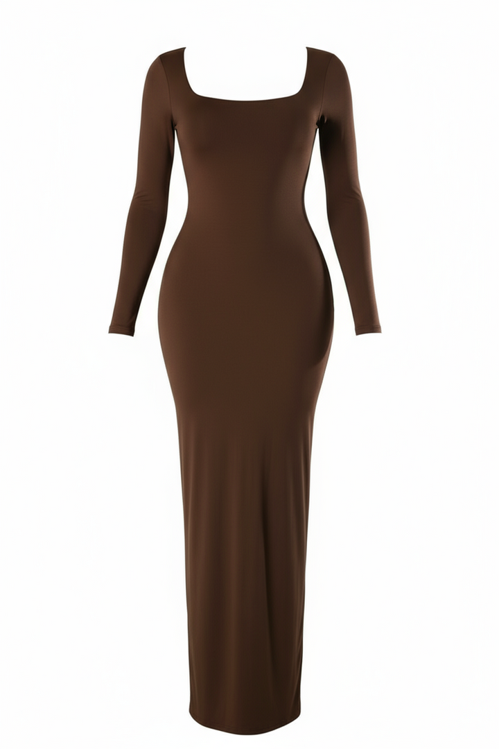 Long Sleeves Stretch Dress