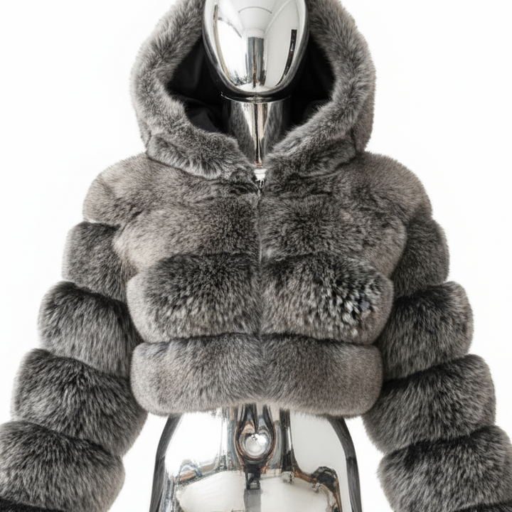 Lux Hooded Faux Fur Jacket