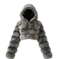 Lux Hooded Faux Fur Jacket