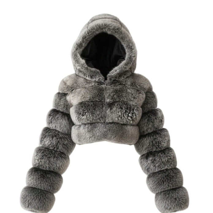 Lux Hooded Faux Fur Jacket