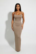 Nude Cami Maxi Bodycon Dress