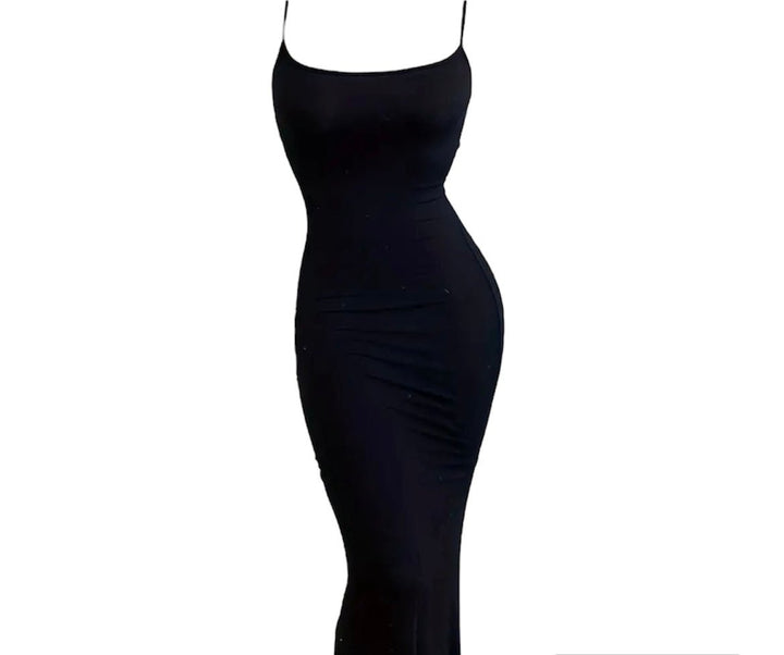 Mermaid Black Maxi Dress