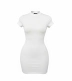 Mock Neck Bodycon Mini dress
