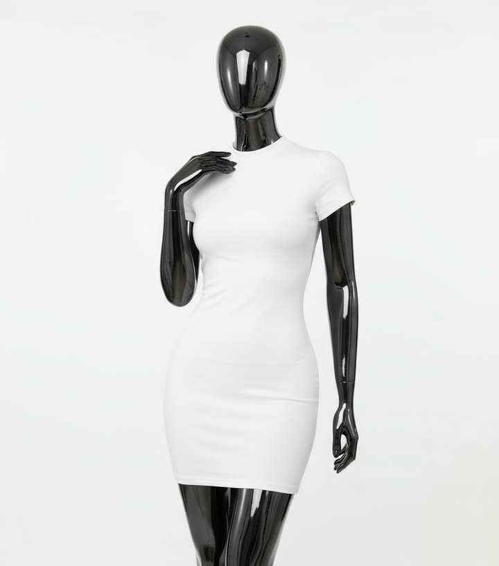 Mock Neck Bodycon Mini dress