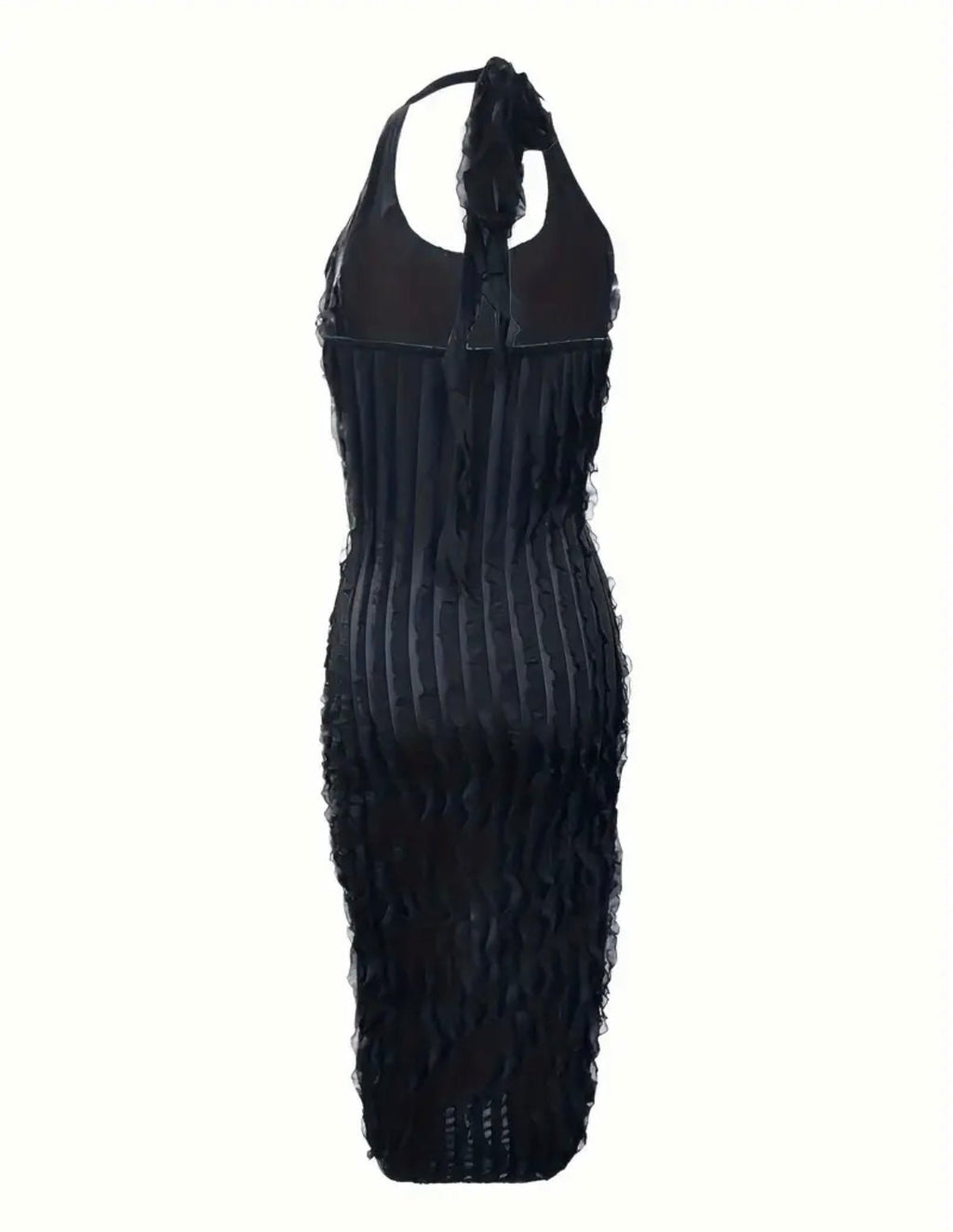 Ruffle Halter Dress