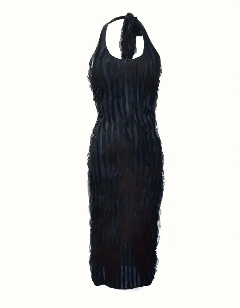 Ruffle Halter Dress