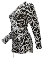 FLEWED OUT SATIN ZEBRA PRINT SHORTS SET - 7Kouture