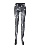 See Through Distressed Leggings