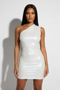 Slant Reflective Bodycon Dress - 7Kouture