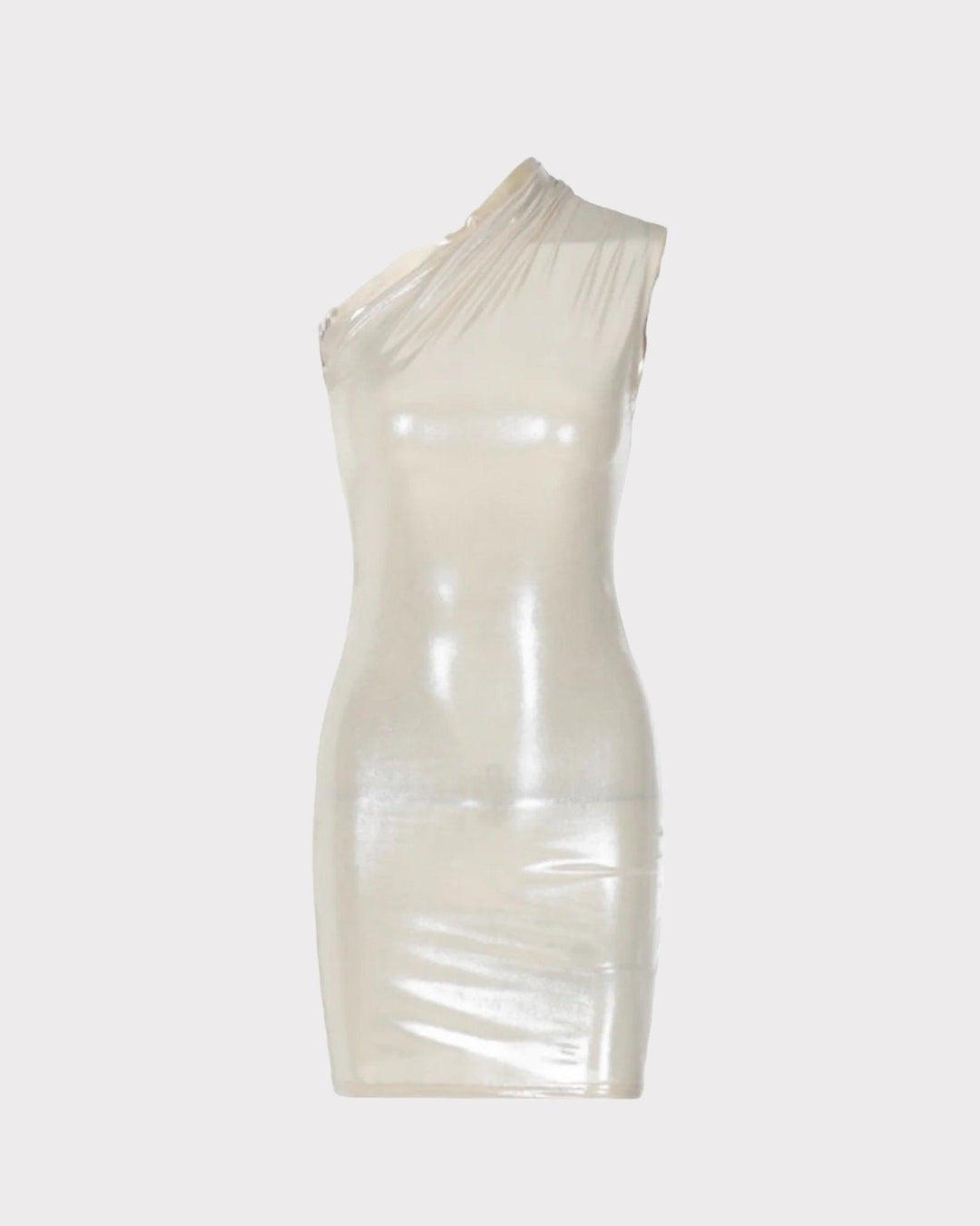 Slant Reflective Bodycon Dress - 7Kouture