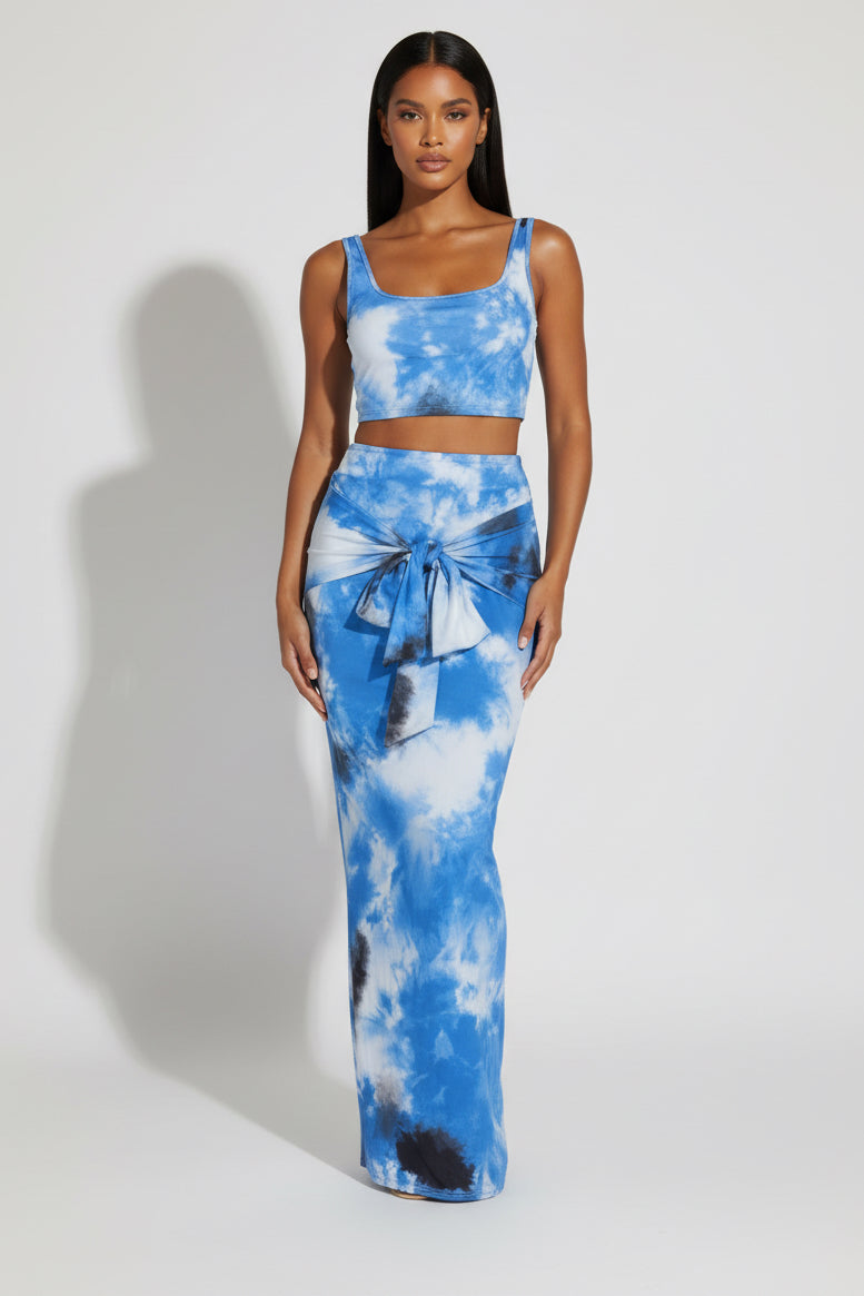 Tie Dye Skirt Set - 7Kouture