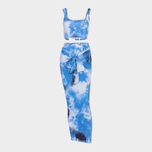 Tie Dye Skirt Set - 7Kouture