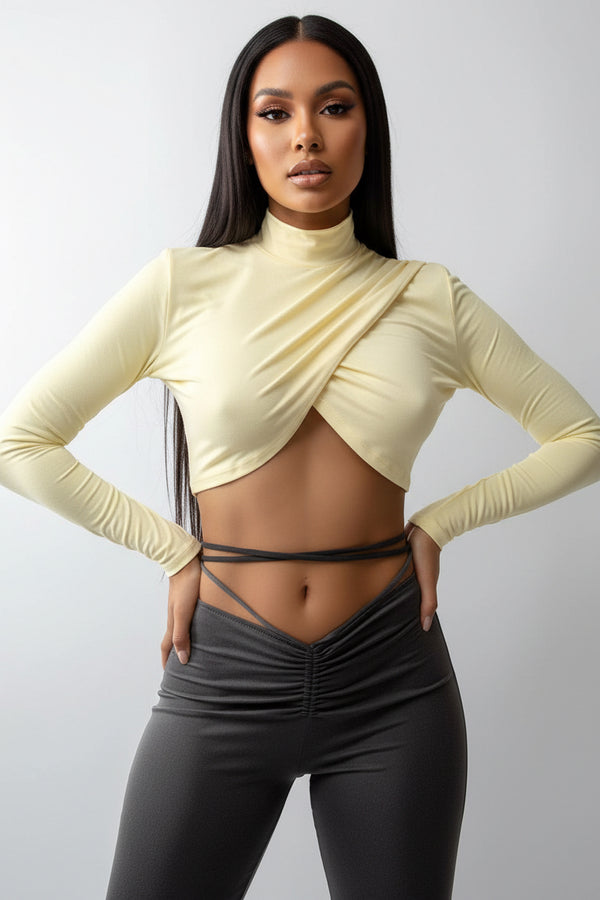 Twisted Crop Top - 7Kouture