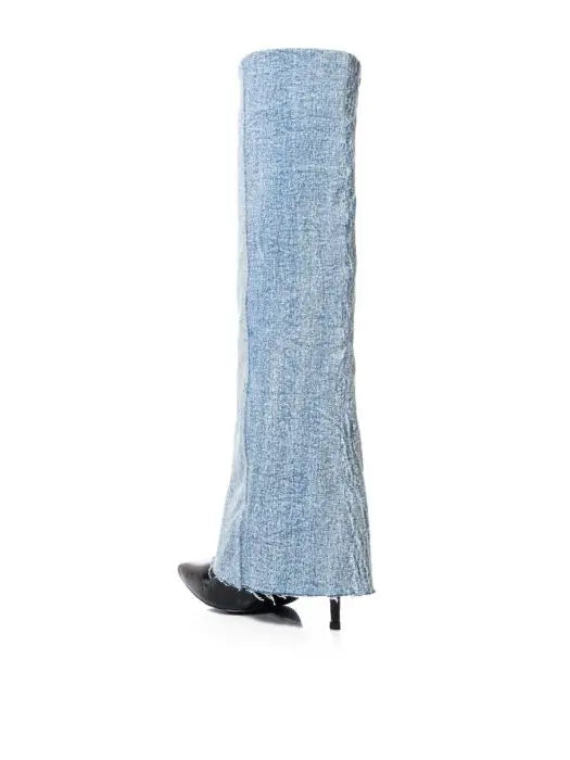 Appealing Denim Stiletto Boot