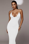 White done Right Maxi Dress - 7Kouture