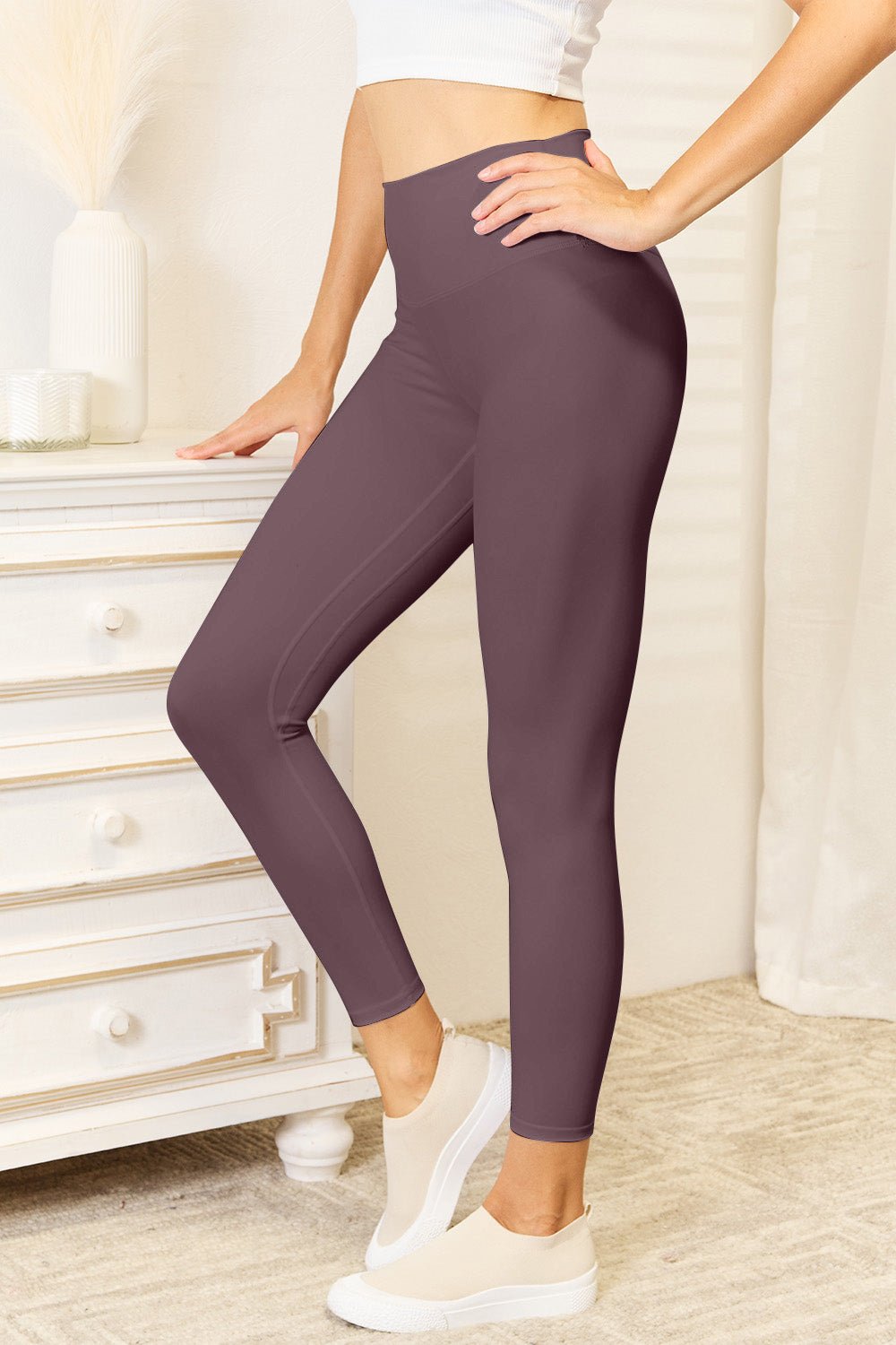 Wide Waistband Sports Leggings