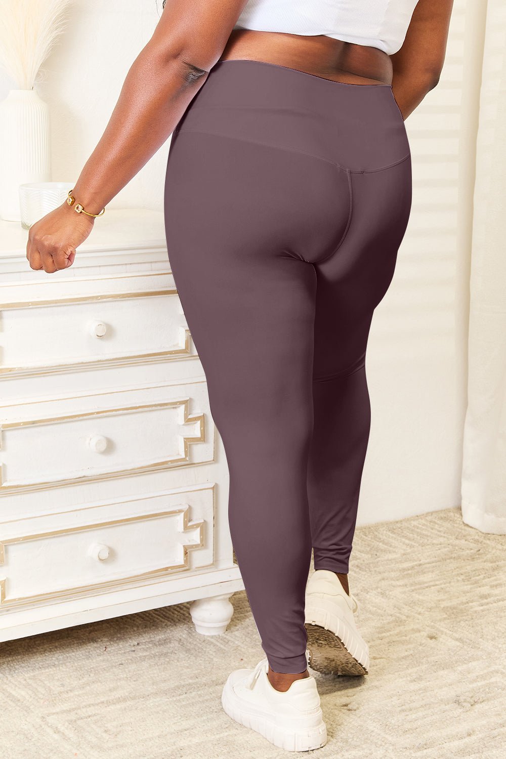 Wide Waistband Sports Leggings