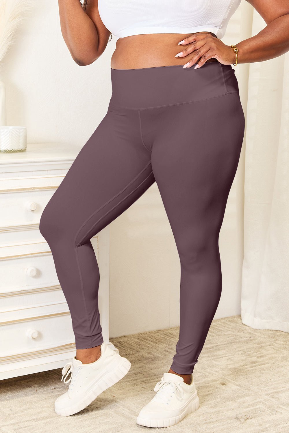 Wide Waistband Sports Leggings