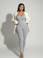 Women’s Jumpsuit, Heather Grey
