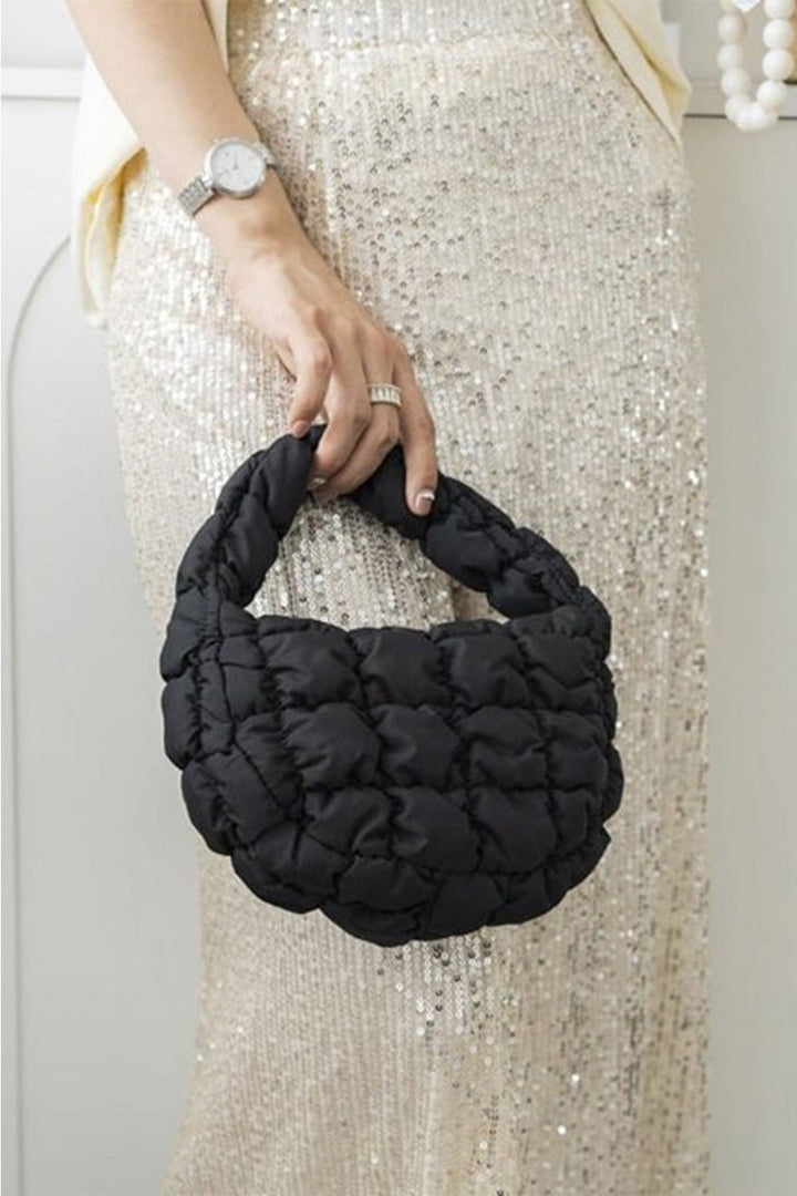 Quilted Micro Puffy Handbag