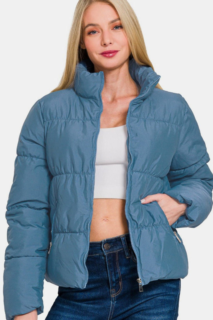 Turtleneck Puffer Jacket