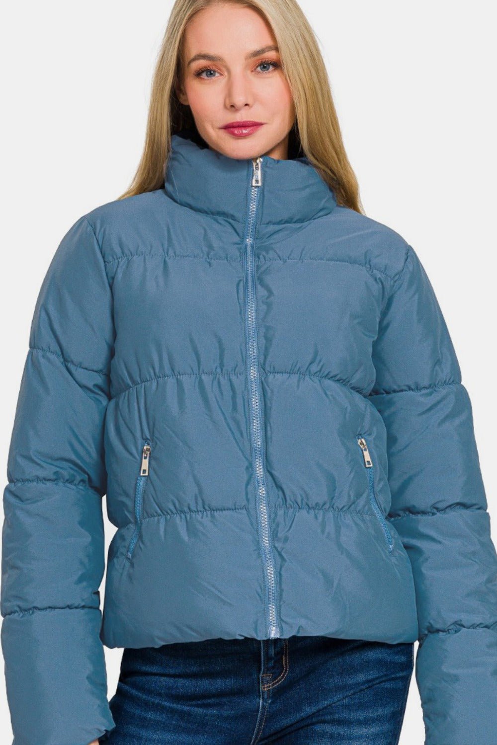 Turtleneck Puffer Jacket