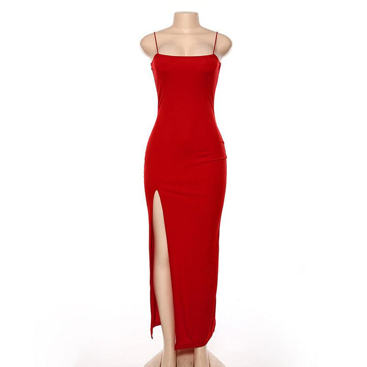 Be Mine Red Maxi Dress - 7Kouture