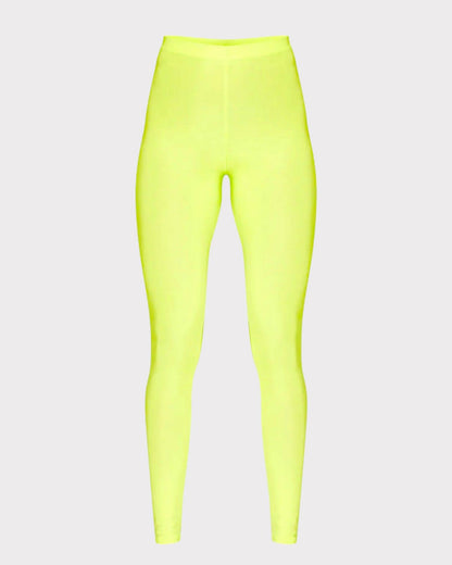 Neon Yellow High Waist Leggings