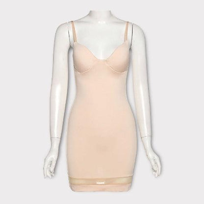 Nude Hourglass Bodycon Dress