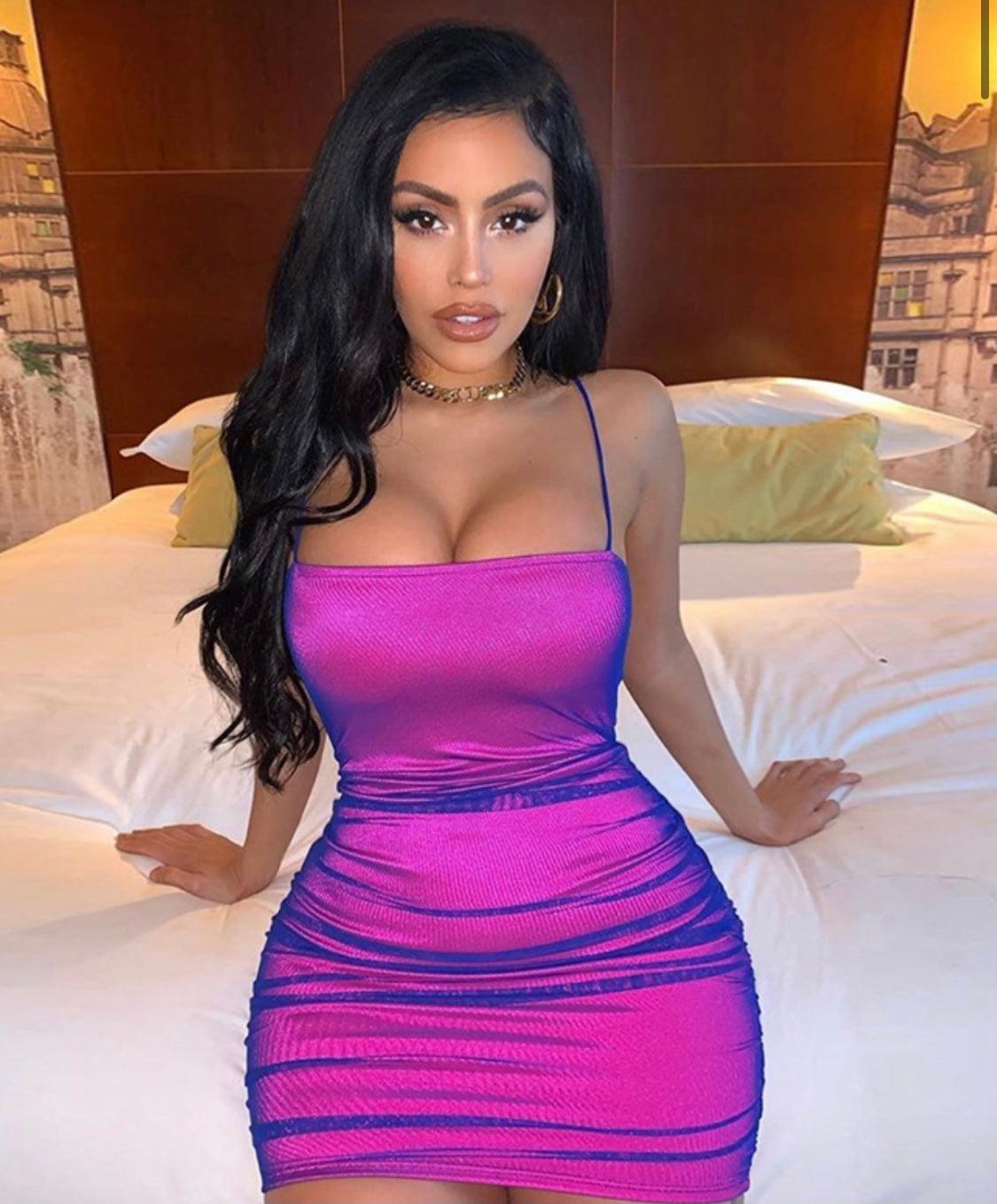Ombre Sling Bodycon Dress